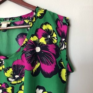 J Crew Silky Cap Sleeve Top